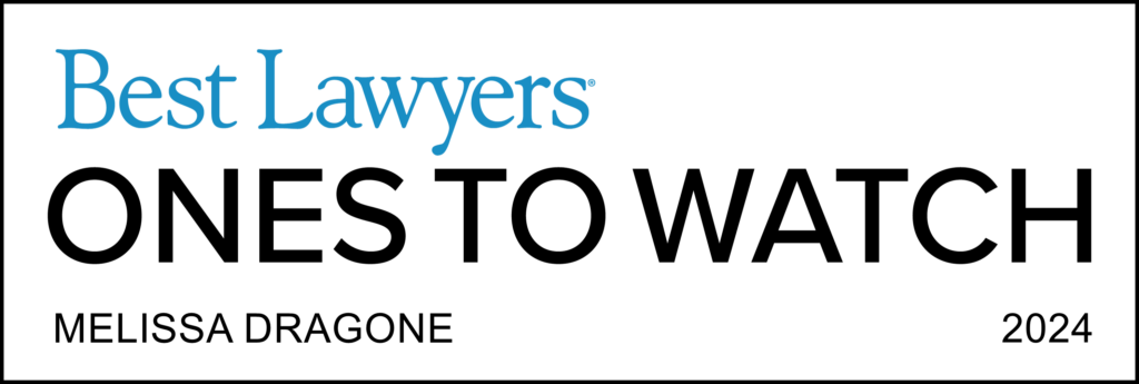 Ones To Watch - Lawyer Logo Melissa Dragone 2024